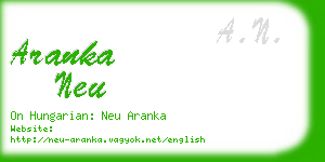 aranka neu business card